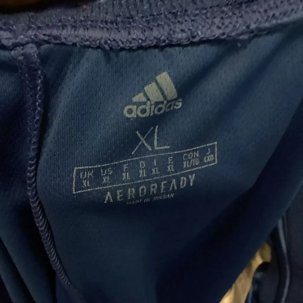 Mens Adidas Workout‎ Shorts Royal XL Pockets